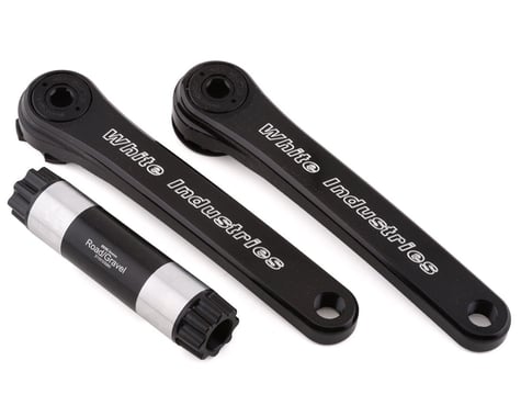 White Industries R30 Road Cranks (Anodized Black) (30mm Spindle) (175mm)